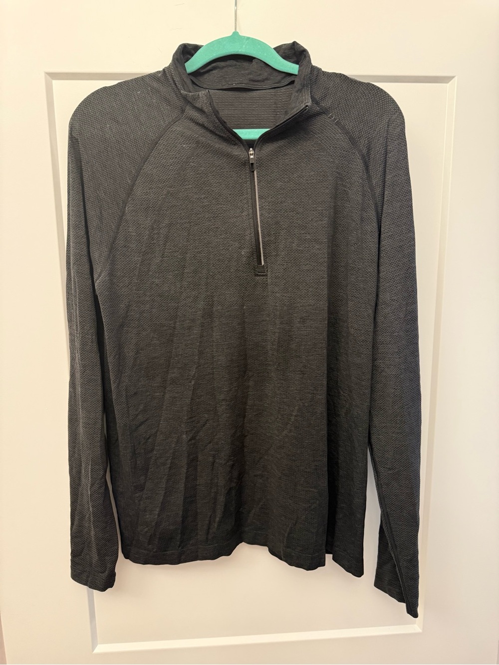 lululemon athletica Men's Charcoal Quarter-Zip Pullover